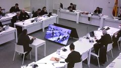 Manuel Gonz�lez S�nchez, durante su declaraci�n en el juicio del Alvia