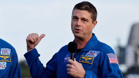 El comandante de la nave, Reid Wiseman