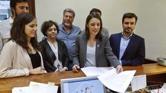 Unidos Podemos registra la moci�n de censura contra Rajoy