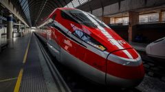 El tren Flecha roja de Iryo