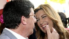 Susana D�az junto con el l�der andaluz de Ciudadanos, Juan Mar�n