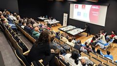 Xentec Barbanza organiz� una presentaci�n de los robots que sus equipos expondr�n en la First Lego League Galicia el pasado domingo en el auditorio de Ribeira

