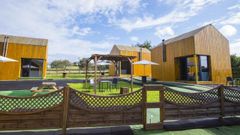 Instalaciones del Alda Cabanas Nature, en Laraxe