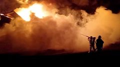 Otro bombardeo alcanz� hace dos semanas un almacenamiento de combustible en la regi�n de Zhytomyr