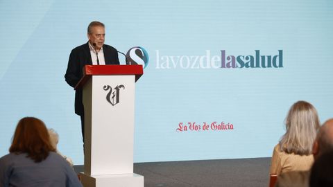 Antonio Gmez Caamao, conselleiro de Sanidade, en la apertura del evento. 