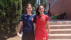 Carlota lvarez y Luca Lamela, ourensanas en la seleccin sub 16 de hockey hierba
