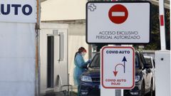 Zona covidauto del HULA