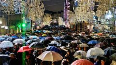 Vigo, justo antes del encendido de las luces de Navidad