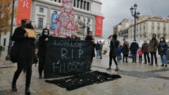 Movilizacion para protestar por la desaparici�n de la materia en la ESO