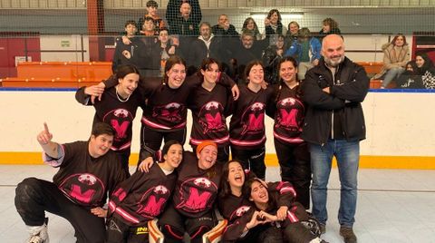 Equipo snior femenino del Morcegos HL