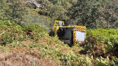 La motobomba volc en Muos, cuando la conductora se diriga a Calvos de Randn