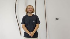 Rom�n Corbato, que expone en N�boa