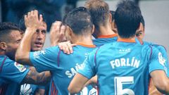Real Oviedo Gol Forlin Christian Saul Berjon Horizontal