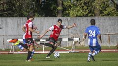 Imagen del �ltimo derbi disputado entre el Puebla y el Noia correspondiente a la primera vuelta