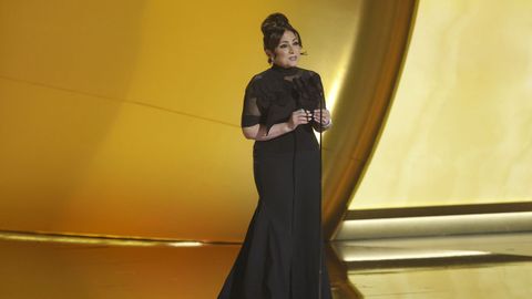 Gloria Estefan durante la ceremonia 