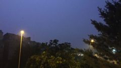 Noche de rayos en Ourense