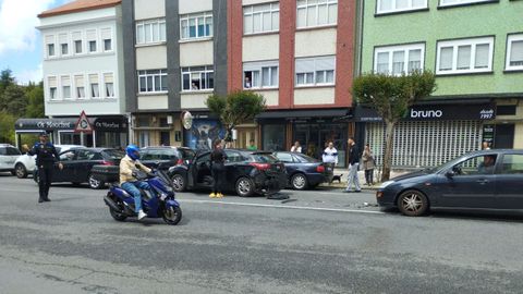 En el accidente acabaron afectados tres veh�culos
