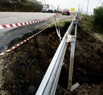 Para la reparaci�n de la v�a ser� necesario hacer un muro.