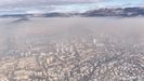 Nube de poluci�n sobre la ciudad de Sarajevo, en Bosnia y Herzegovina.