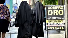 Imagen de archivo de una tienda de compra venta de oro