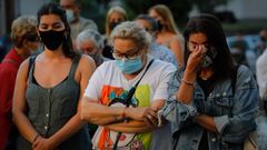 Dolor en O Birloque por el asesinato de M�nica Marcos