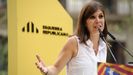 Marta Vilalta durante un acto de ERC en la Diada de Catalu�a.