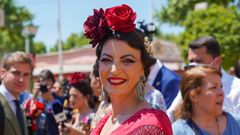 La candidata de Vox a la Presidencia de la Junta de Andaluc�a, Macarena Olona, en la pasada feria de Sevilla.