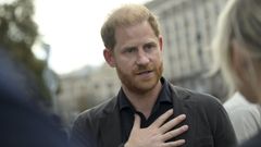 El prncipe Harry, en su visita a Kiev, en Ucrania, el pasado 12 de septiembre
