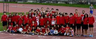 Algunos de los integrantes de la Agrupaci�n Deportiva Fogar da Xuventude. 