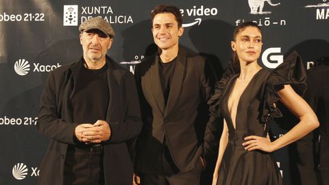presentacion serie Operación marea negra, con fotocol, estará conselleiro de cultura e actores, entre eles, álex gonzález, PREESTRENO SERIE DE AMAZOM PRIME