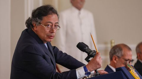 El presidente de Colombia, Gustavo Petro.