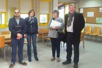 Representantes del Concello y la Xunta visitaron el inmueble.