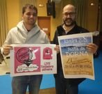Chori e Insua, cos dese�os da sudadeira e do cartel deste ano.<span lang= es-es > </span>