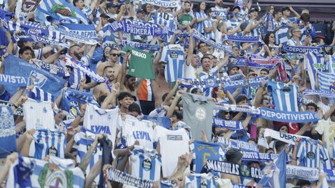 La afici�n deportivista, en el partido del ascenso en Valladolid