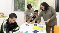 Una visita de la delegada de la Xunta al centro de Lenda Educativa, en imagen de archivo