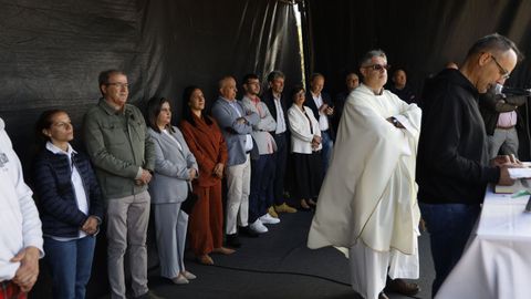 Es costumbre celebrar una misa de campaña antes de comenzar la batalla