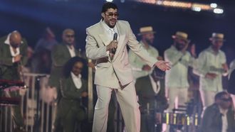 Bad Bunny, durante su concierto en Lisboa