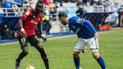 Lago Junior en el Oviedo-Mallorca de la 16/17