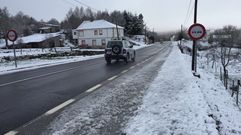 Las monta�as de Ourense se cubren de blanco