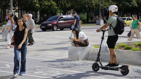 Las obras de remodelaci�n prosiguen en los Cantones de A Coru�a