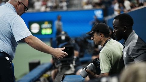 Fotógrafo que interrumpió el partido entre Benjamin Bonzi y Daniil Medvedeven el US Open