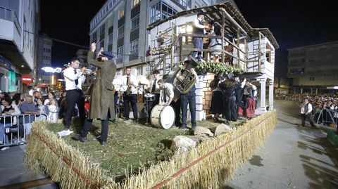 Un detalle del carro �A casa dos Ferraias na estrea da mui�eira�