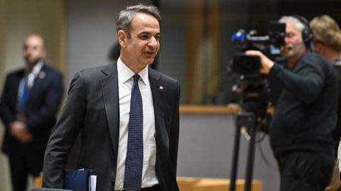El primer ministro griego, Kyriakos Mitsotakis, en una imagen de este mes de abril.