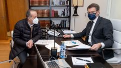 Francisco Fumega y Alberto N��ez Feijoo se reunieron en Compostela