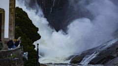 Cascada de O zaro, en Dumbra