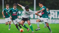 El conjunto coruxista dej� buenas sensaciones en su visita al Rayo Cantabria.