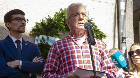 Susé Castaño, hermano de Pepe Domingo, pronunció unas emocionadas palabras en su recuerdo