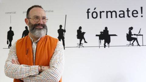 Daniel Garc�a, presidente de la patronal boirense.