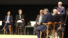 Isidoro Valerio, en un momento del preg�n de la Semana Santa ferrolana