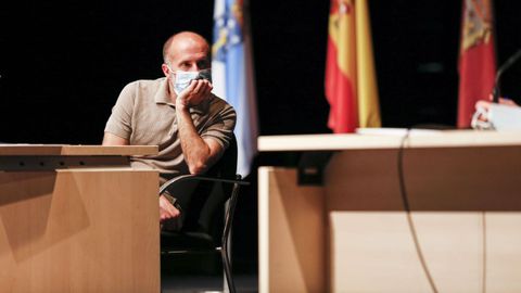 Gonzalo P�rez J�come, durante el pleno de este martes